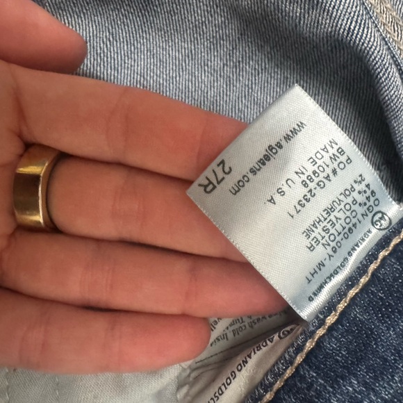 Ag Adriano Goldschmied the Nikki relaxed Skinny size 27R - Picture 5 of 7